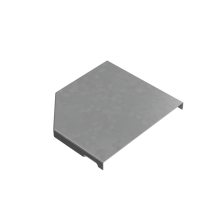 Крышка переходника правого 100-150 мм "ПЛЮС" КМ-Профиль (KPDplus100-150-R)