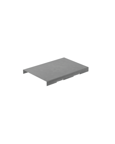 Крышка на угол внешний вертикальный 80х100 мм с разворотом трассы на 180 гр. ПЛЮС HD КМ-Профиль (KVLTDplus90-80-100 HD) в Балашихе Аксессуары для лотков Pintop.ru