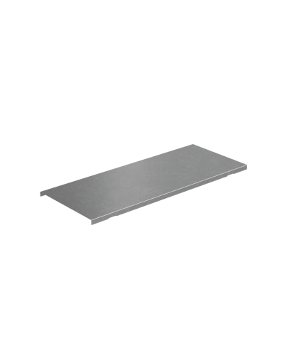 Крышка на вертикальный Т-ответвитель переходник 200-400 мм с разворотом трассы на 90 гр. ПЛЮС (нижняя часть больше исходной) КМ-Профиль (KTDPVplus90-200-400) в Балашихе Аксессуары для лотков Pintop.ru