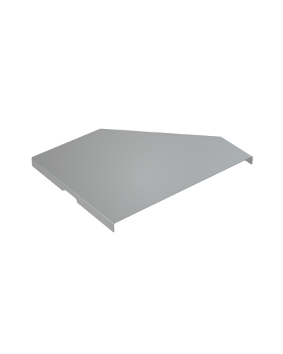 Крышка переходника левого 100-200 мм КМ-Профиль (KPD100-200-L) в Балашихе Аксессуары для лотков Pintop.ru