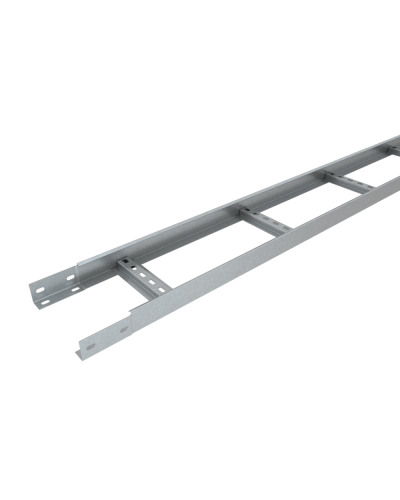 Лоток лестничный 50х100х1,2 L2000 мм Быстрый монтаж HD85 КМ-профиль (LLS50-100-1.2-2000 HD85) в Балашихе Кабельные лотки Pintop.ru