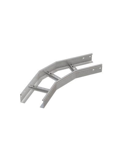 Угол лестничный горизонтальный 45 гр. 80х400х2,0 мм HD85 N КМ-профиль (LGL45-80-400-2.0 HD85 N) в Балашихе Аксессуары для лотков Pintop.ru