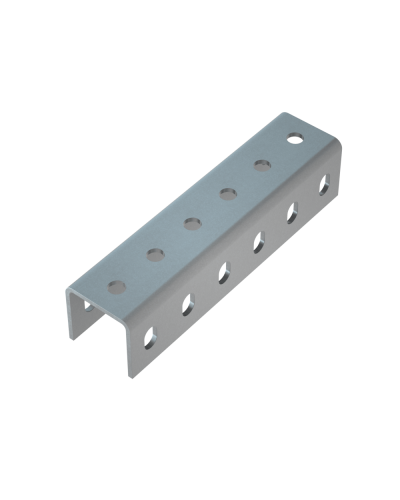 Соединитель усиленного швеллера 50х50х4,0 мм INOX304 КМ-Профиль (SLPU50-50 INOX304) в Балашихе Аксессуары для лотков Pintop.ru