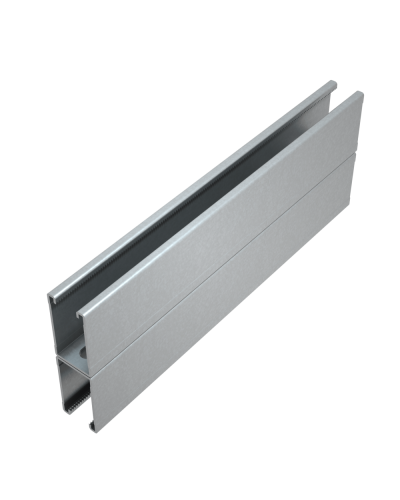 Страт-профиль двойной 41х72 L800 мм s:2,0 HD85 КМ-профиль (2STPS41-72-800 HD85) в Балашихе Аксессуары для лотков Pintop.ru