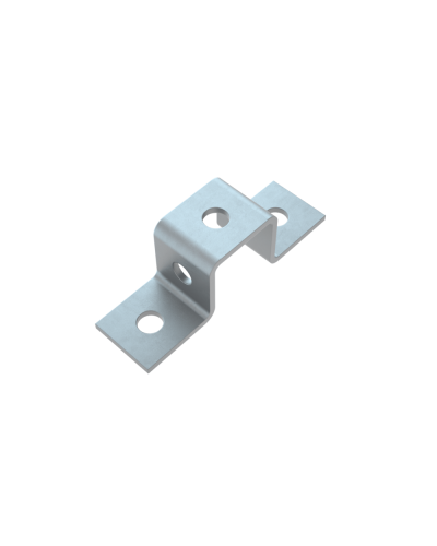 Прямоугольная скоба для страт-профиля 41х41 мм HD КМ-Профиль (PS41-41 HD) в Балашихе Держатели, клипсы, скобы Pintop.ru