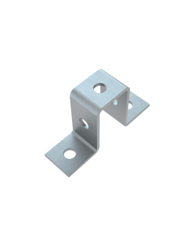 Прямоугольная скоба для страт-профиля 41х72 мм HD КМ-профиль (PS41-72 HD) в Балашихе Держатели, клипсы, скобы Pintop.ru