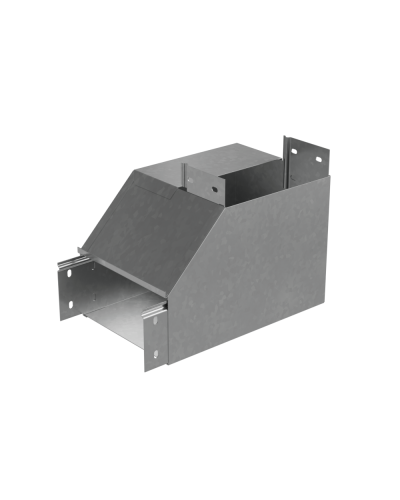 Угол вертикальный внутренний R 80х100 мм с разворотом трассы на 90 гр. ПЛЮС INOX304 КМ-Профиль (NLPDplus90-80-100-R INOX304) в Балашихе Аксессуары для лотков Pintop.ru