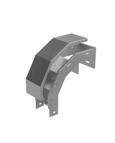 Т-ответвитель крышка верт. вниз 50х500х200 мм ПЛЮС INOX304 КМ-Профиль (OKTDplus50-500-200 INOX304) в Балашихе Аксессуары для лотков Pintop.ru