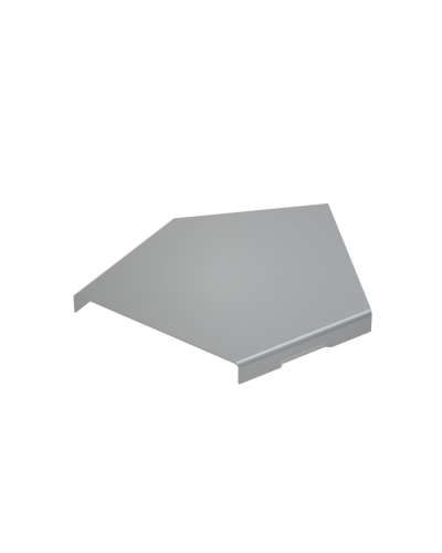 Крышка горизонтального угла 45 гр. 50 мм КМ-Профиль (KGL45-50) в Балашихе Аксессуары для лотков Pintop.ru