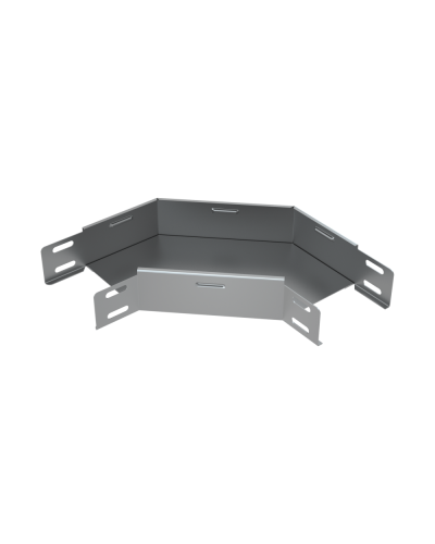 Угол горизонтальный 90 гр. 50х50 мм КМ-Профиль (GL90-50-50) в Балашихе Аксессуары для лотков Pintop.ru