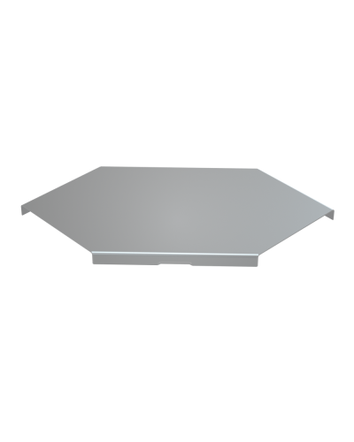 Крышка горизонтального угла 90 гр. 50 мм КМ-Профиль (KGL90-50) в Балашихе Аксессуары для лотков Pintop.ru