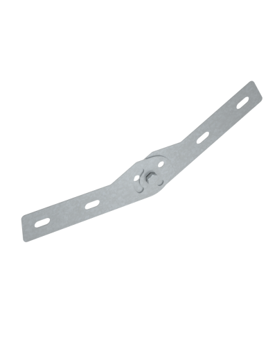 Шарнирный соединитель лестничного лотка 50 мм Быстрый монтаж КМ-Профиль (LSHS1) в Балашихе Аксессуары для лотков Pintop.ru
