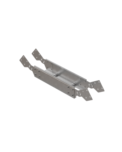 Вертикальный шарнирный угол 150х150х1,5 мм HD85 N КМ-профиль (LSHL150-150-1.5 HD85 N) в Балашихе Аксессуары для лотков Pintop.ru