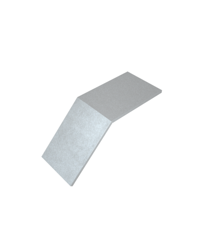 Крышка лестничного вертикального внешнего угла 45 гр. 300 мм КМ-Профиль (KLVL45-300) в Балашихе Аксессуары для лотков Pintop.ru