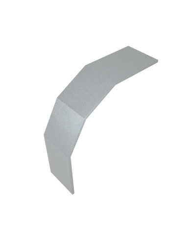 Крышка лестничного вертикального внешнего угла 90 гр. 800 мм HD КМ-профиль (KLVL90-800 HD) в Балашихе Аксессуары для лотков Pintop.ru