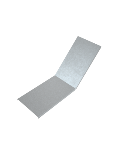 Крышка лестничного вертикального внутреннего угла 45 гр. 100 мм КМ-Профиль (KLNL45-100) в Балашихе Аксессуары для лотков Pintop.ru