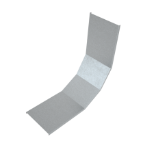 Крышка лестничного вертикального внутреннего угла 90 гр. 400 мм HD КМ-Профиль (KLNL90-400 HD)