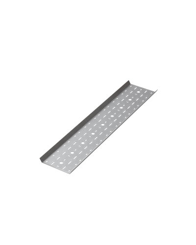Дно лестничного лотка перфорированное 200х1,0 L2000 мм КМ-профиль (DLLP200-1.0-2000) в Балашихе Кабельные лотки Pintop.ru