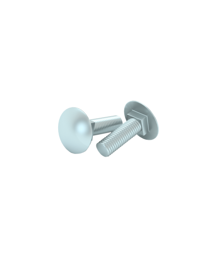 Болт с полукруглой головкой и квадратным подголовком М6х16 мм DIN 603 (упак. 200 шт) КМ-Профиль (BTG6-16) в Балашихе Крепеж Pintop.ru