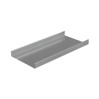 Лоток неперфорированный 80х500х1,0 L2000 мм "Стандарт ПЛЮС" INOX304 КМ-Профиль (LNEplus80-500-1.0-2000 INOX304)