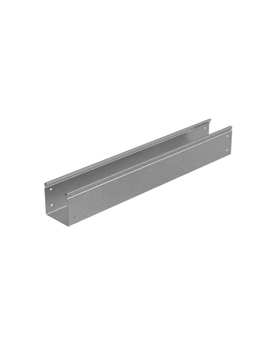 Лоток неперфорированный 100х100х1,0 L2500 мм Стандарт ПЛЮС INOX304 КМ-Профиль (LNEplus100-100-1.0-2500 INOX304) в Балашихе Кабельные лотки Pintop.ru
