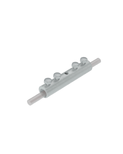 Четырехболтовой сквозной соединитель прутка Ø 5-10 мм TD КМ-Профиль (4SS-D5-10 TD) в Балашихе Крепеж Pintop.ru