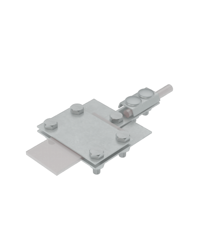 Универсальный контрольный соединитель полоса до 40 мм пруток Ø 5-8 мм HD КМ-Профиль (UKS-B40-D5-8 HD) в Балашихе Аксессуары для лотков Pintop.ru