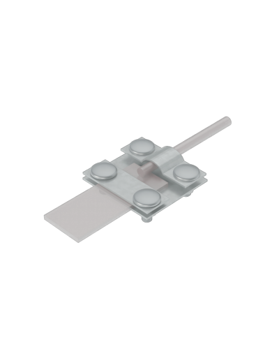 Контрольный соединитель полоса до 40 мм пруток Ø 5-10 мм КМ-Профиль (KS-B40-D5-10) в Балашихе Монтажные материалы Pintop.ru