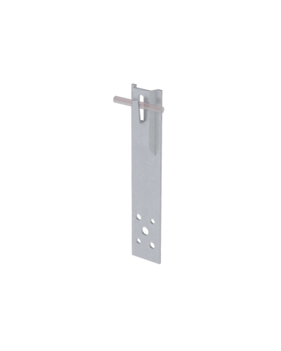 Прямой держатель зажимной для прутка Ø 5-8 мм H80 мм TD КМ-Профиль (DZP-H80-D5-8 TD) в Балашихе Монтажные материалы Pintop.ru