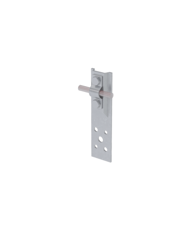 Прямой держатель болтовой для прутка Ø 5-10 мм H60 мм HD КМ-Профиль (DBP-H60-D5-10 HD) в Балашихе Монтажные материалы Pintop.ru