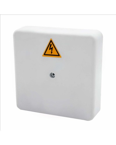 Коробка распределительная огнестойкая КРОПС-П2, IP41, габаритные размеры 100х100х30 мм, для кабелей сечением до 2,5 мм2, 2 клеммы КМ-Профиль (FRJB-KM-P2-2.5-02-КРОПС-IP41) в Балашихе Распределительные коробки Pintop.ru