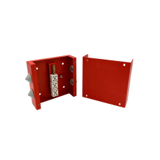 Коробка распределительная огнестойкая КРОПС, IP55, габаритные размеры 100х100х60 мм, для кабелей сечением до 2,5 мм2, 4 клеммы КМ-Профиль (FRJB-KM-ST4-2.5-04-КРОПС-IP55)