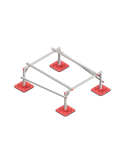 Опорная конструкция для установки оборудования TECHNORAPTOR FOOT 1200х1500 HD КМ-профиль (KM-TR-F-SSEI-1200-1500 HD) в Балашихе Системы видеонаблюдения Pintop.ru