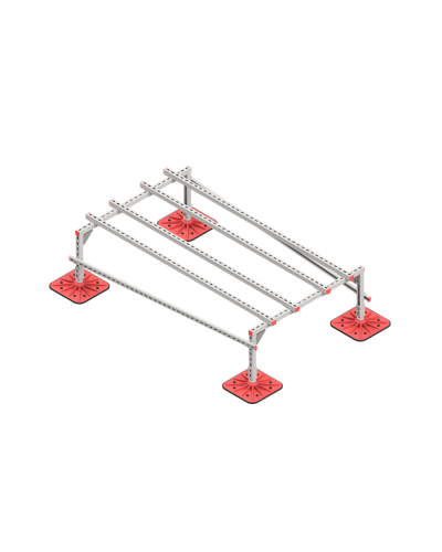 Опорная конструкция для установки оборудования TECHNORAPTOR FOOT 1200х2000 тип 2 КМ-профиль (KM-TR-F-SSEI-1200-2000-2) в Балашихе Системы видеонаблюдения Pintop.ru