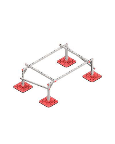 Опорная конструкция для установки оборудования TECHNORAPTOR FOOT 1500х1000 тип 1 HD КМ-профиль (KM-TR-F-SSEI-1500-1000-1 HD) в Балашихе Системы видеонаблюдения Pintop.ru