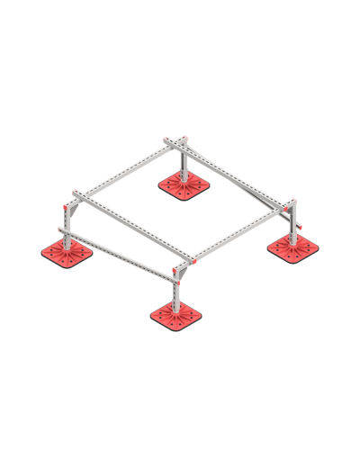 Опорная конструкция для установки оборудования TECHNORAPTOR FOOT 1500х1500 тип 1 HD КМ-профиль (KM-TR-F-SSEI-1500-1500-1 HD) в Балашихе Системы видеонаблюдения Pintop.ru
