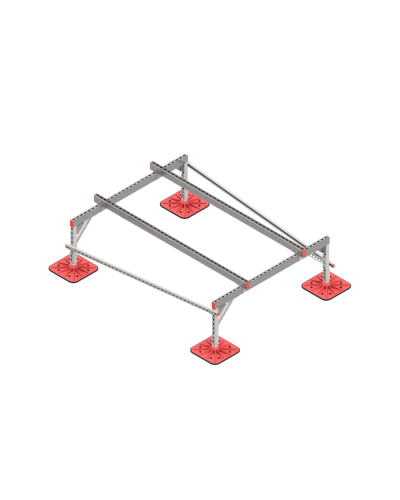 Опорная конструкция для установки оборудования TECHNORAPTOR FOOT 1500х2000 тип 1 HD КМ-профиль (KM-TR-F-SSEI-1500-2000-1 HD) в Балашихе Системы видеонаблюдения Pintop.ru