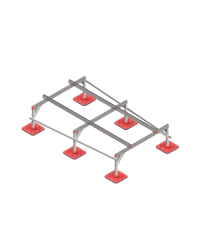 Опорная конструкция для установки оборудования TECHNORAPTOR FOOT 1500х2500 HD КМ-профиль (KM-TR-F-SSEI-1500-2500 HD) в Балашихе Системы видеонаблюдения Pintop.ru