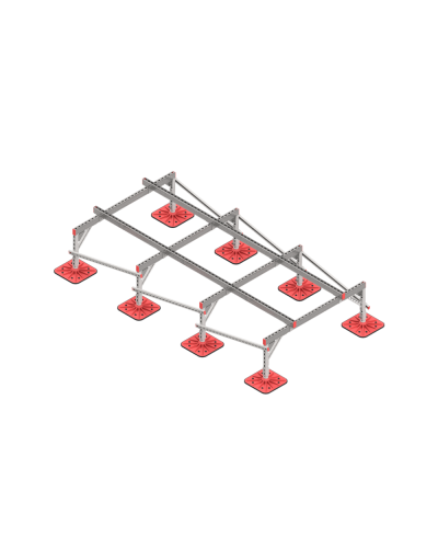 Опорная конструкция для установки оборудования TECHNORAPTOR FOOT 1500х3000 тип 2 КМ-профиль (KM-TR-F-SSEI-1500-3000-2) в Балашихе Системы видеонаблюдения Pintop.ru
