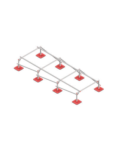 Опорная конструкция для установки оборудования TECHNORAPTOR FOOT 1500х4000 тип 1 HD КМ-профиль (KM-TR-F-SSEI-1500-4000-1 HD) в Балашихе Системы видеонаблюдения Pintop.ru