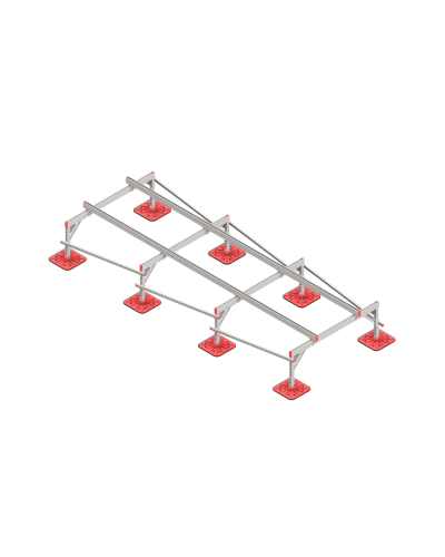 Опорная конструкция для установки оборудования TECHNORAPTOR FOOT 1500х4000 тип 2 HD КМ-профиль (KM-TR-F-SSEI-1500-4000-2 HD) в Балашихе Системы видеонаблюдения Pintop.ru