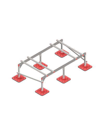 Опорная конструкция для установки оборудования TECHNORAPTOR FOOT 2000х1200 HD КМ-профиль (KM-TR-F-SSEI-2000-1200 HD) в Балашихе Системы видеонаблюдения Pintop.ru
