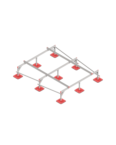 Опорная конструкция для установки оборудования TECHNORAPTOR FOOT 2500х3000 тип 1 HD КМ-профиль (KM-TR-F-SSEI-2500-3000-1 HD) в Балашихе Системы видеонаблюдения Pintop.ru