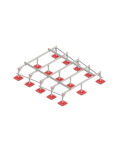 Опорная конструкция для установки оборудования TECHNORAPTOR FOOT 2500х3000 тип 3 КМ-профиль (KM-TR-F-SSEI-2500-3000-3) в Балашихе Системы видеонаблюдения Pintop.ru