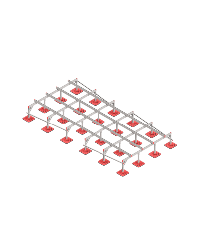 Опорная конструкция для установки оборудования TECHNORAPTOR FOOT 2500х5000 HD КМ-профиль (KM-TR-F-SSEI-2500-5000 HD) в Балашихе Системы видеонаблюдения Pintop.ru