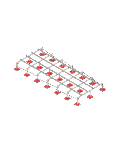 Опорная конструкция для установки оборудования TECHNORAPTOR FOOT 2500х6000 HD КМ-профиль (KM-TR-F-SSEI-2500-6000 HD) в Балашихе Системы видеонаблюдения Pintop.ru