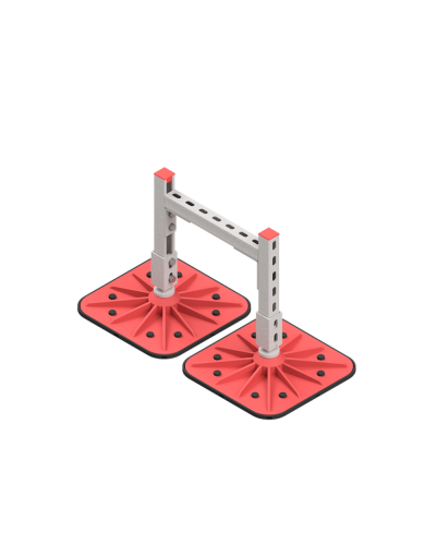 Опорная конструкция для горизонтальных прямоугольных воздуховодов и металлических лотков кабеленесущих систем TECHNORAPTOR FOOT 350х500 HD КМ-профиль (KM-TR-F-SSHRAD-350-500 HD) в Балашихе Системы видеонаблюдения Pintop.ru