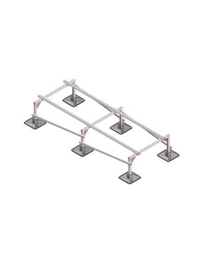 Опорная конструкция для установки оборудования TECHNORAPTOR STEELFOOT 1000х2500 КМ-профиль (KM-TR-STF-SSEI-1000-2500) в Балашихе Системы видеонаблюдения Pintop.ru