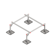 Опорная конструкция для установки оборудования TECHNORAPTOR STEELFOOT 1200х1200 HD КМ-профиль (KM-TR-STF-SSEI-1200-1200 HD)