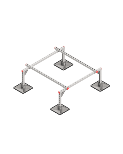 Опорная конструкция для установки оборудования TECHNORAPTOR STEELFOOT 1200х1200 HD КМ-профиль (KM-TR-STF-SSEI-1200-1200 HD) в Балашихе Системы видеонаблюдения Pintop.ru